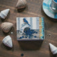 Safety Matches in Matchbox with Bird on Dish - 4-1/4-in - Mellow Monkey