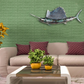 Swordfish Metal Wall Art - 32-in