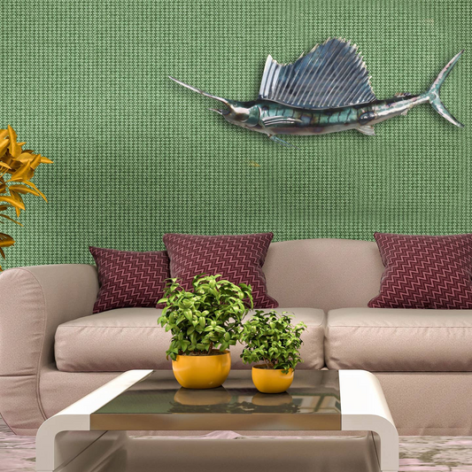 Swordfish Metal Wall Art - 32-in