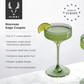 Sage Crystal Cocktail Glass Set - Mellow Monkey