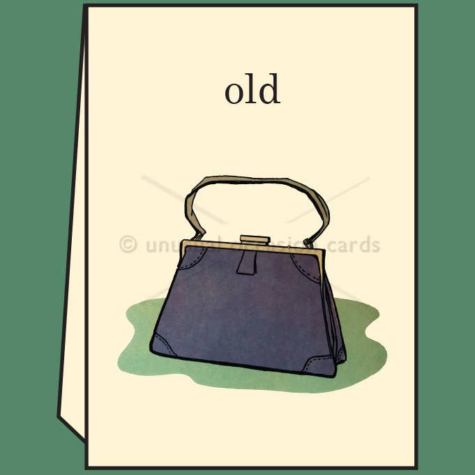 Old Bag - Greeting Card - Mellow Monkey