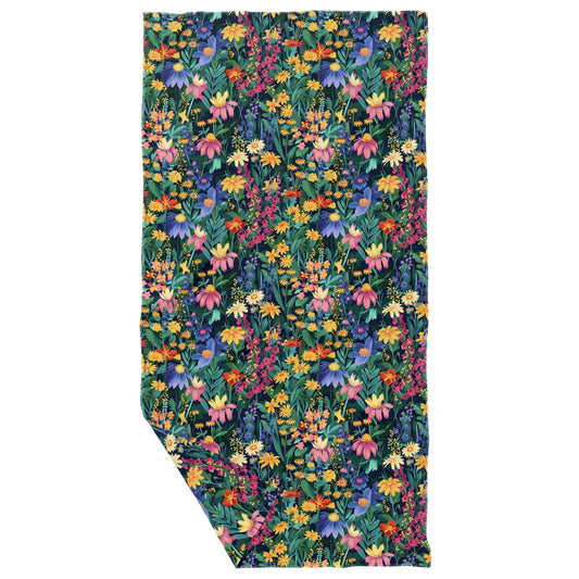 Full Bloom - Recycled - Waffle Dish Towel - Mellow Monkey