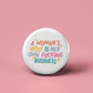 A Woman's Body Is Her Own Business Pinback Button - 1.25" - Mellow Monkey