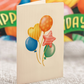 Freshcut Paper Birthday Balloons Pop-Up Greeting Card - Mellow Monkey