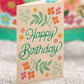 Freshcut Paper Blooming Birthday Cake Pop-Up Greeting Card - Mellow Monkey