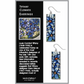 Tiffany Clematis - Stained Glass Inspired Earrings - Mellow Monkey