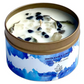 White Sage and Citrus Candle With Obsidian and Clear Quartz Crystals - 6.4-oz - Mellow Monkey