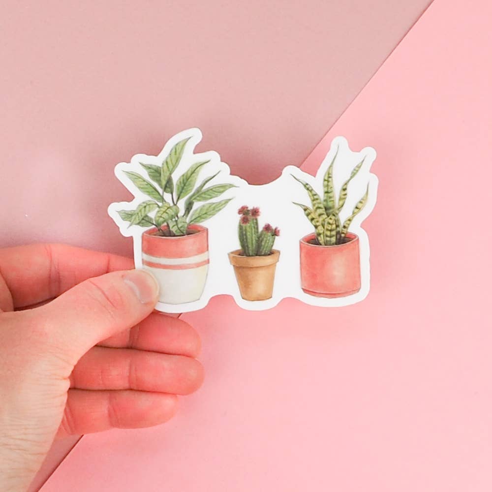 Potted Plants Sticker - Mellow Monkey