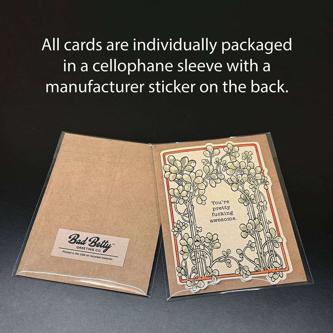 Dear Santa, I Regret Nothing - Funny Christmas Card - Mellow Monkey