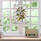 Birds in a Lemon Tree Stained Glass Window Panel - 14-in - Mellow Monkey