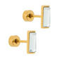 Screwback Stud Earrings - Amber - Mellow Monkey