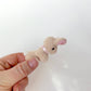 Small Plush Bunny Rabbit - Light Brown - 2-in - Mellow Monkey