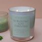 Surviving Not Thriving / Matcha Latte - Soy Candle - 12 oz. - Mellow Monkey