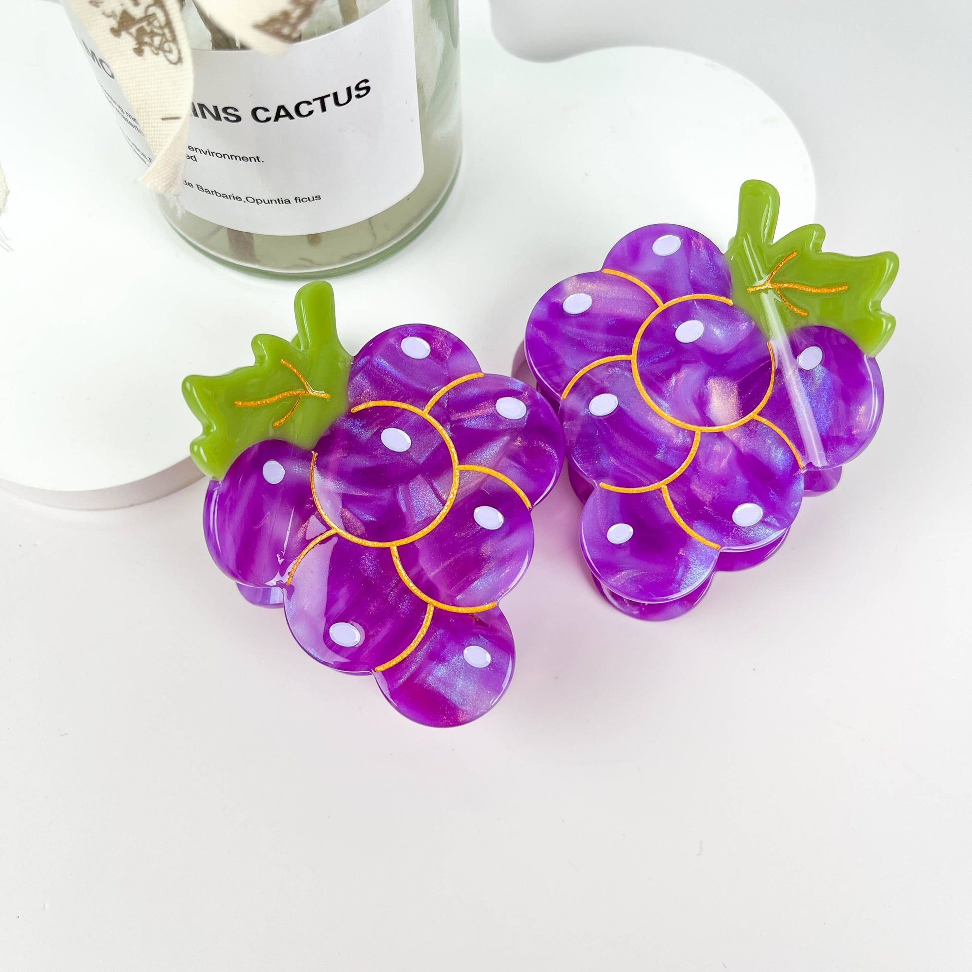 Purple grape hair claw Clip: Purple - Mellow Monkey