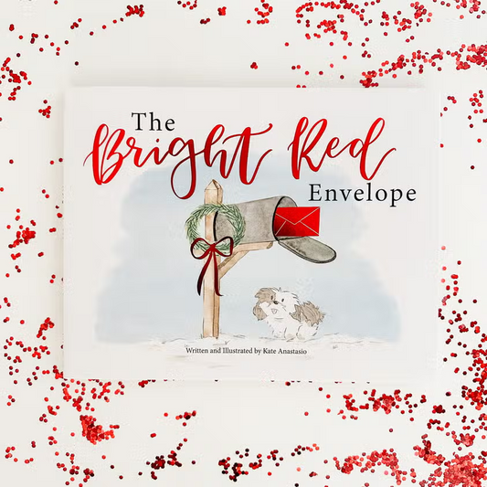 The Bright Red Envelope Book (Hardcover Written & Illustrated by Kate Anastasio - Mellow Monkey