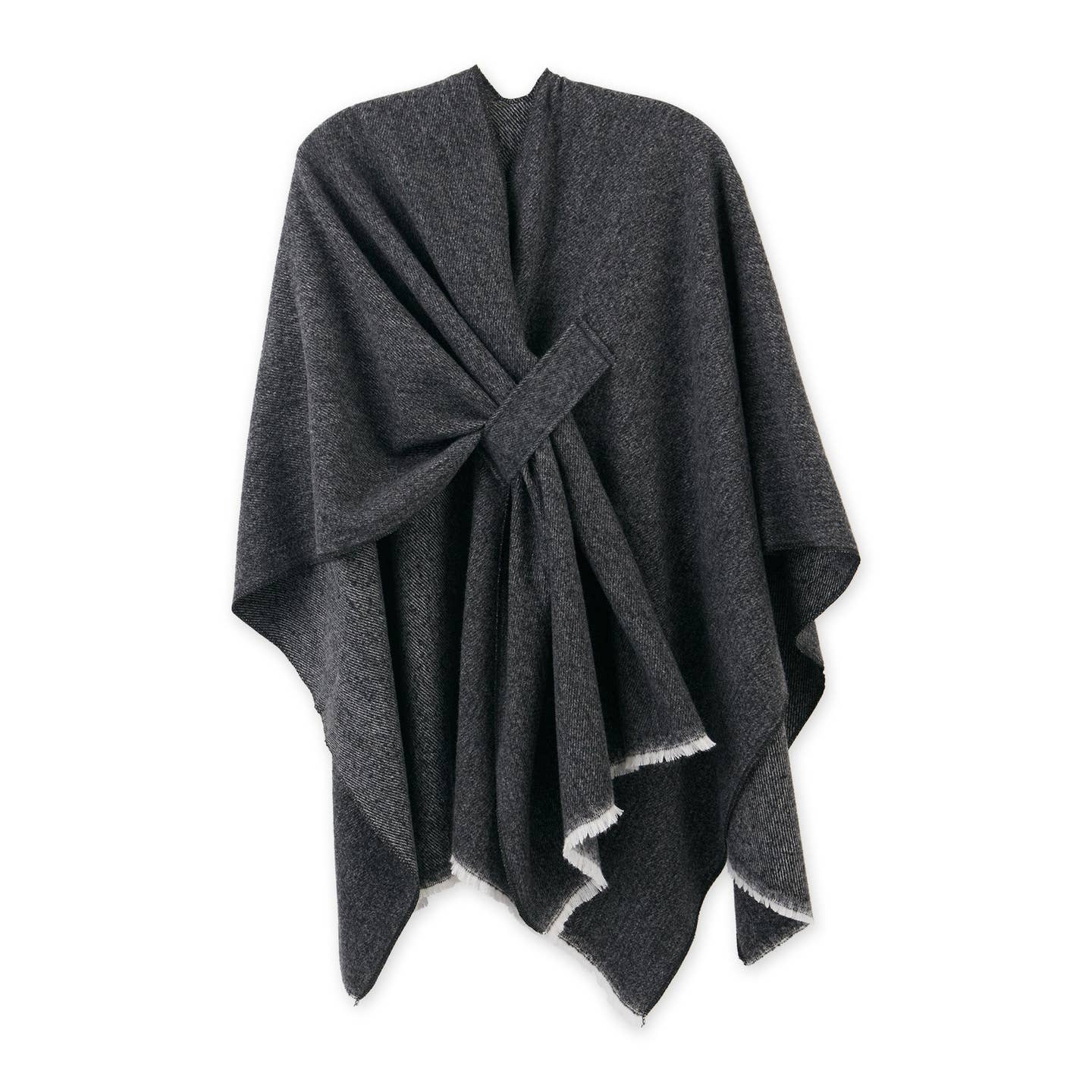 Black - Blakely Ruana - Mellow Monkey