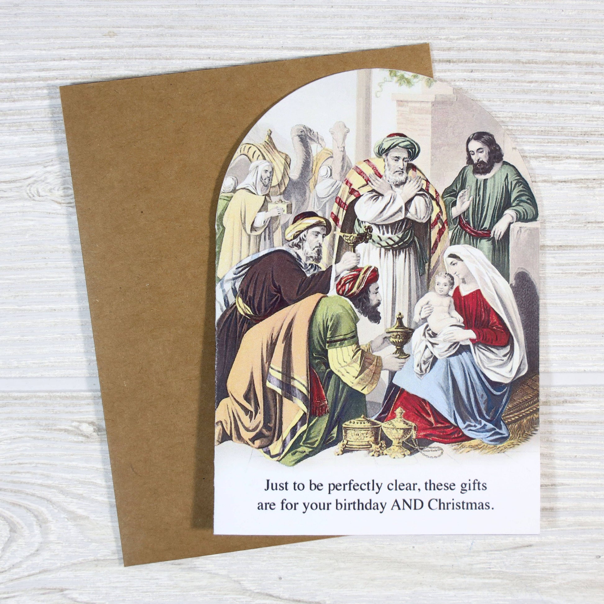 Holiday Card for Birthday and Christmas Gifts - Mellow Monkey