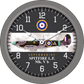 WWII Spitfire L.F. Mk. V b Aircraft Wall Clock - 14-in - Mellow Monkey