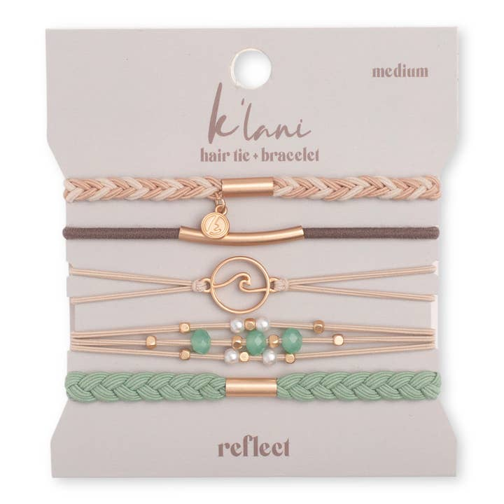 Reflect - Hair Tie Bracelets - Medium - Mellow Monkey