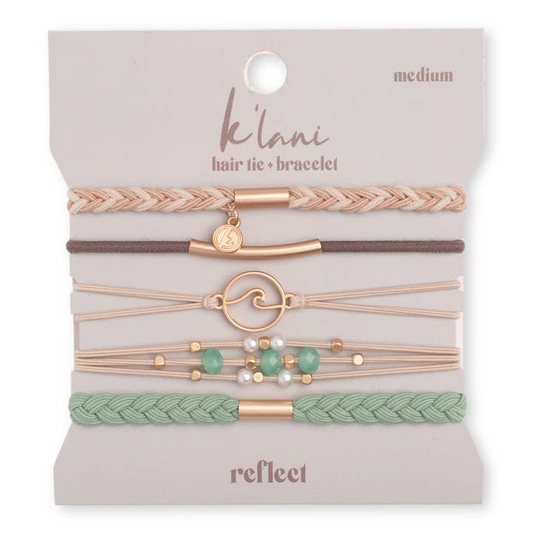 Reflect - Hair Tie Bracelets - Medium - Mellow Monkey