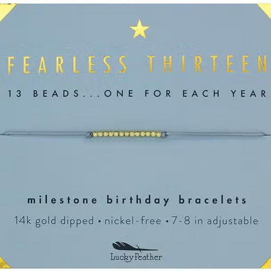 Fearless Thirteen - Gold Sentiments Bracelet - Mellow Monkey