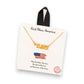 God Bless America Print Necklace - 18k Gold Dipped - Mellow Monkey