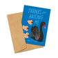 Thanks For Raising Me Greeting Card - Mellow Monkey