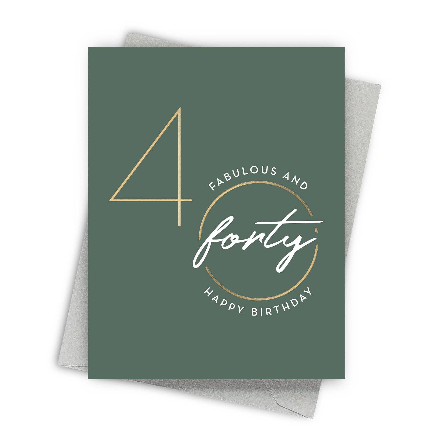 Fabulous 40 – Milestone Birthday Card - Mellow Monkey