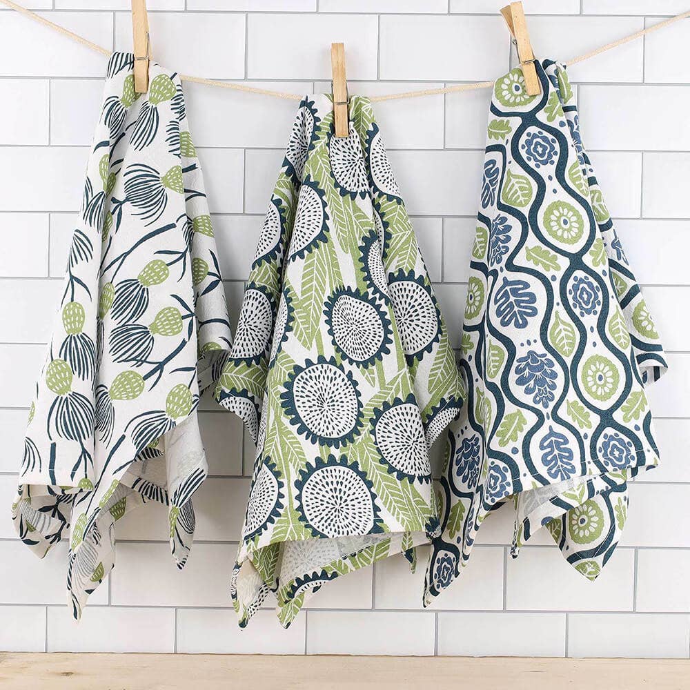 Foraging - Kitchen Towels - Set of 3 - Mellow Monkey