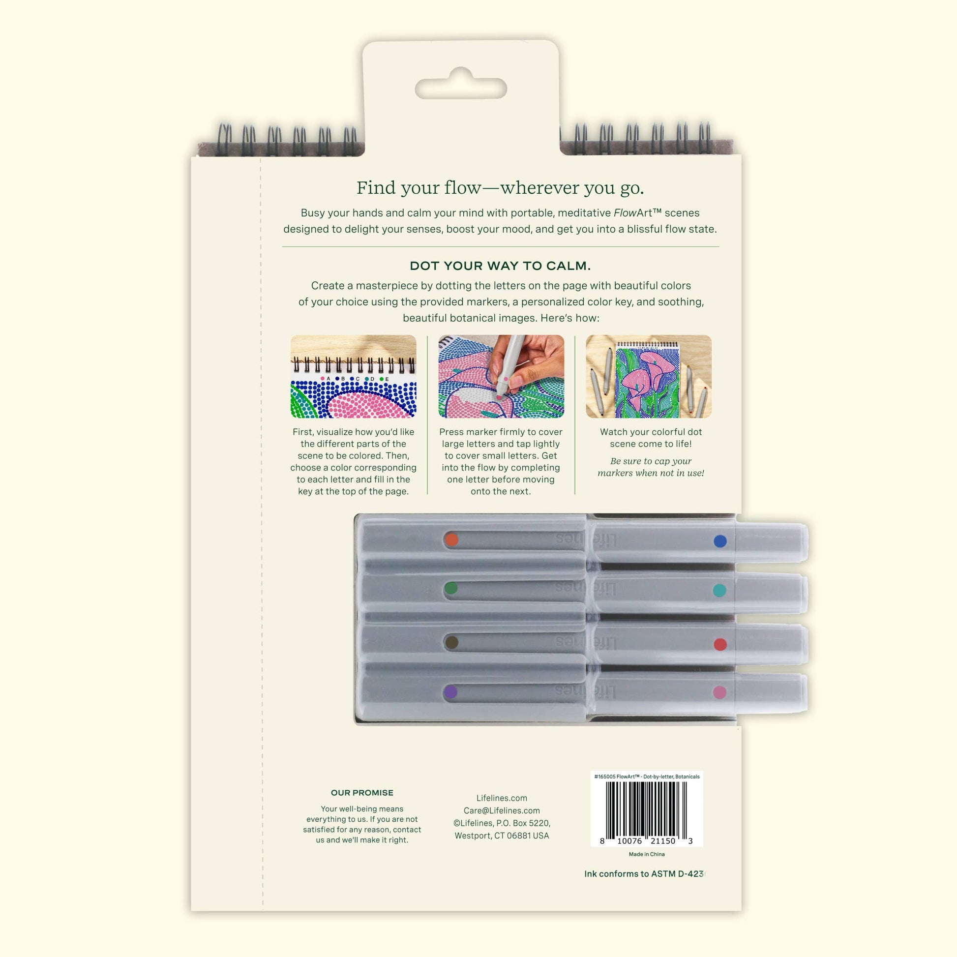 FlowArt - Dot by Letter - Botanicals - Mellow Monkey
