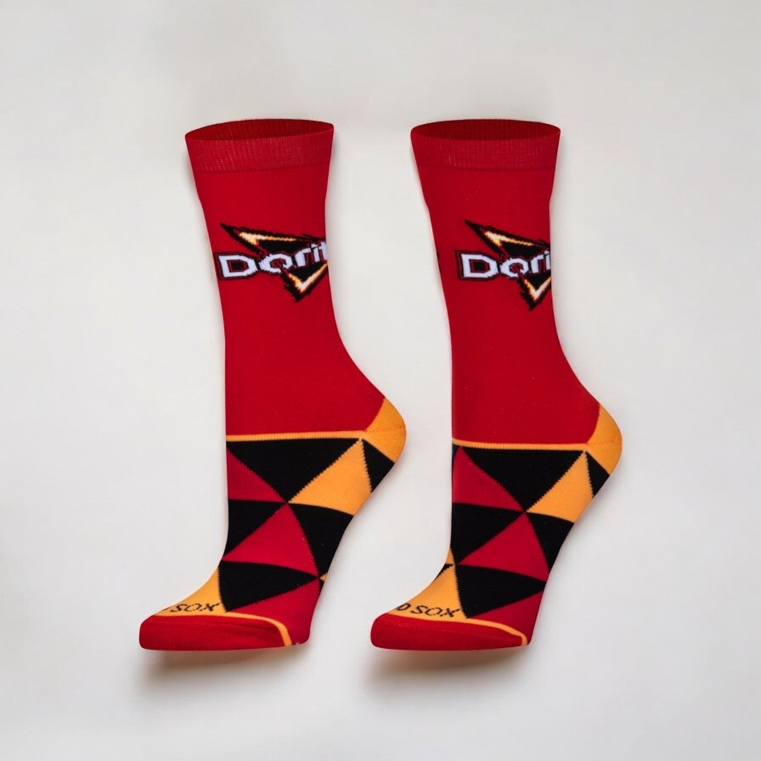 Doritos Nacho Cheese - Crew Socks - Medium - Mellow Monkey