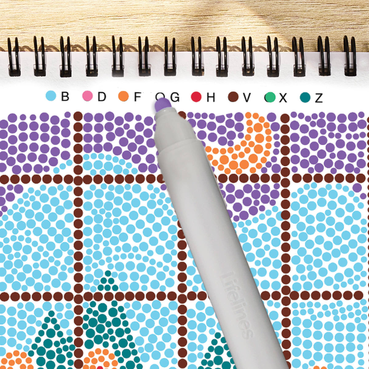 FlowArt - Dot By Letter - Snowed in - Mellow Monkey