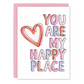 Happy Place - Valentine's Day - Greeting Card - Mellow Monkey