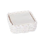 White Paper Cocktail Napkin Paper Woven Caddy - Paper Weave - Mellow Monkey