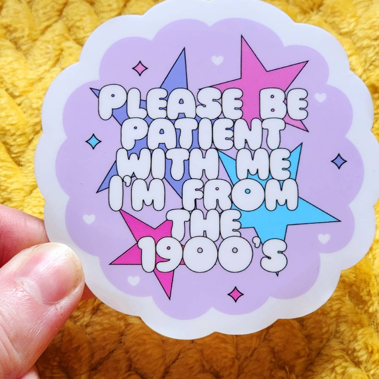 I'm From The 1900's Magnet - 3-in. - Mellow Monkey