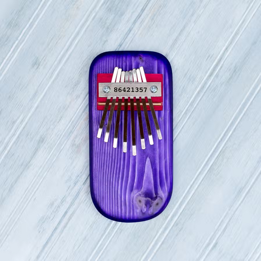 Pine Thumb Piano - Purple, High Diatonic Instrument (Standard) - Mellow Monkey