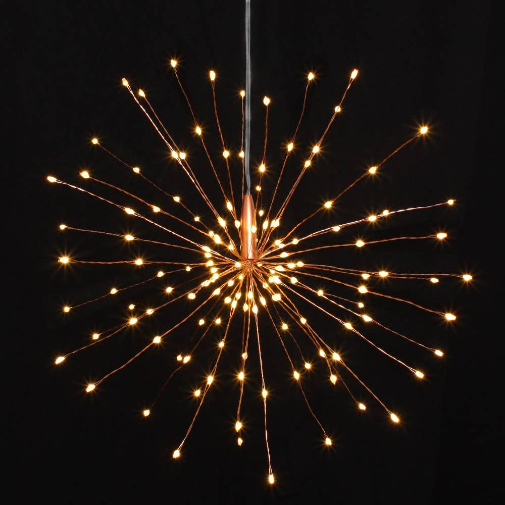 Hanging Starburst Light: Copper - Mellow Monkey