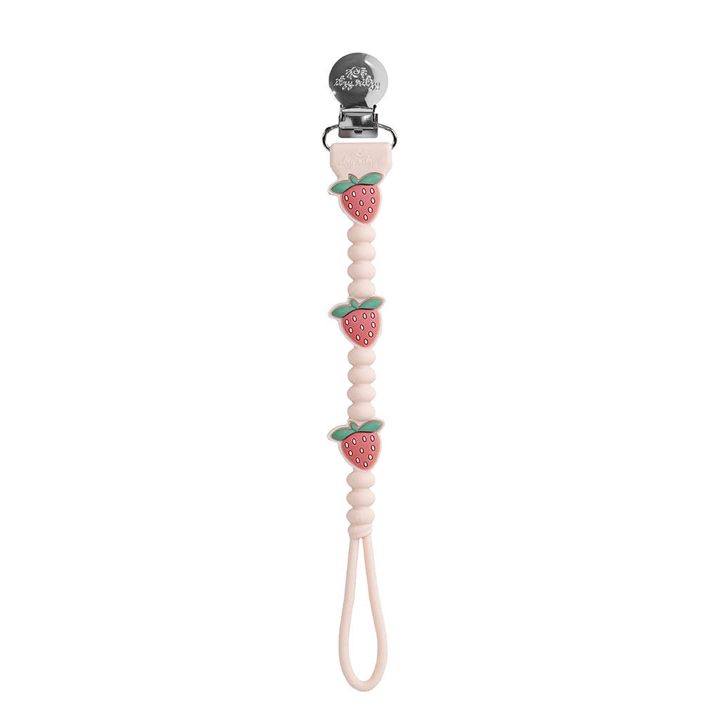 Itzy Paci Strap Plus™ - Strawberry - Mellow Monkey
