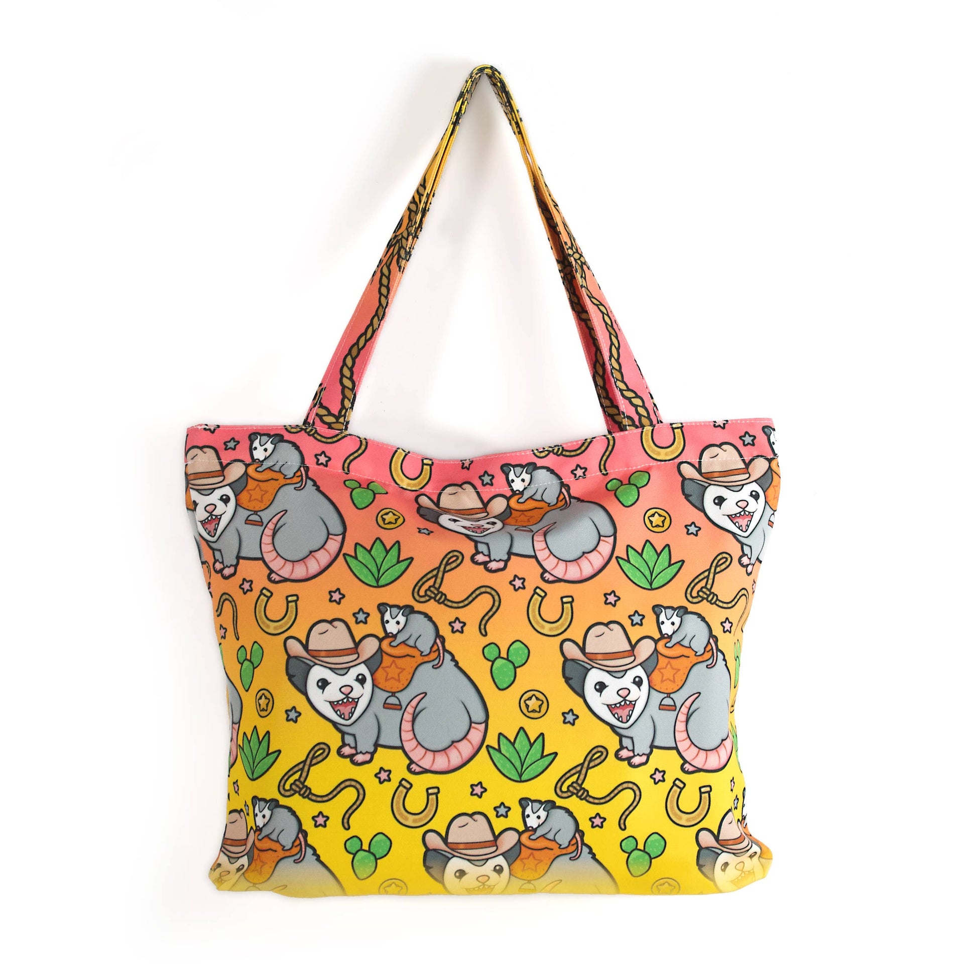 Possum Posse Tote Bag - Zippered - Washable - Mellow Monkey