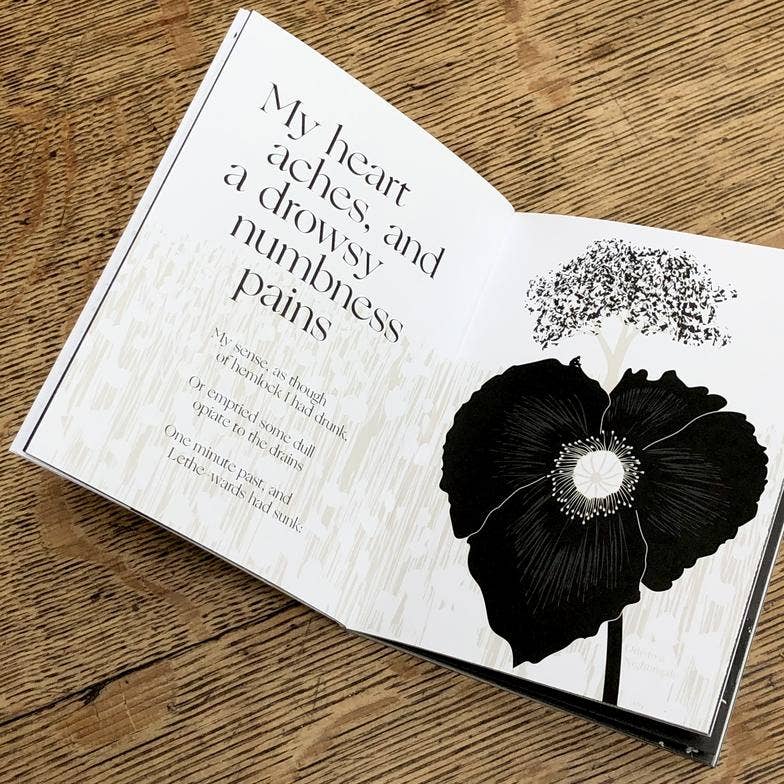 Beauty is Truth - John Keats, Illustrated Mini Book - Mellow Monkey