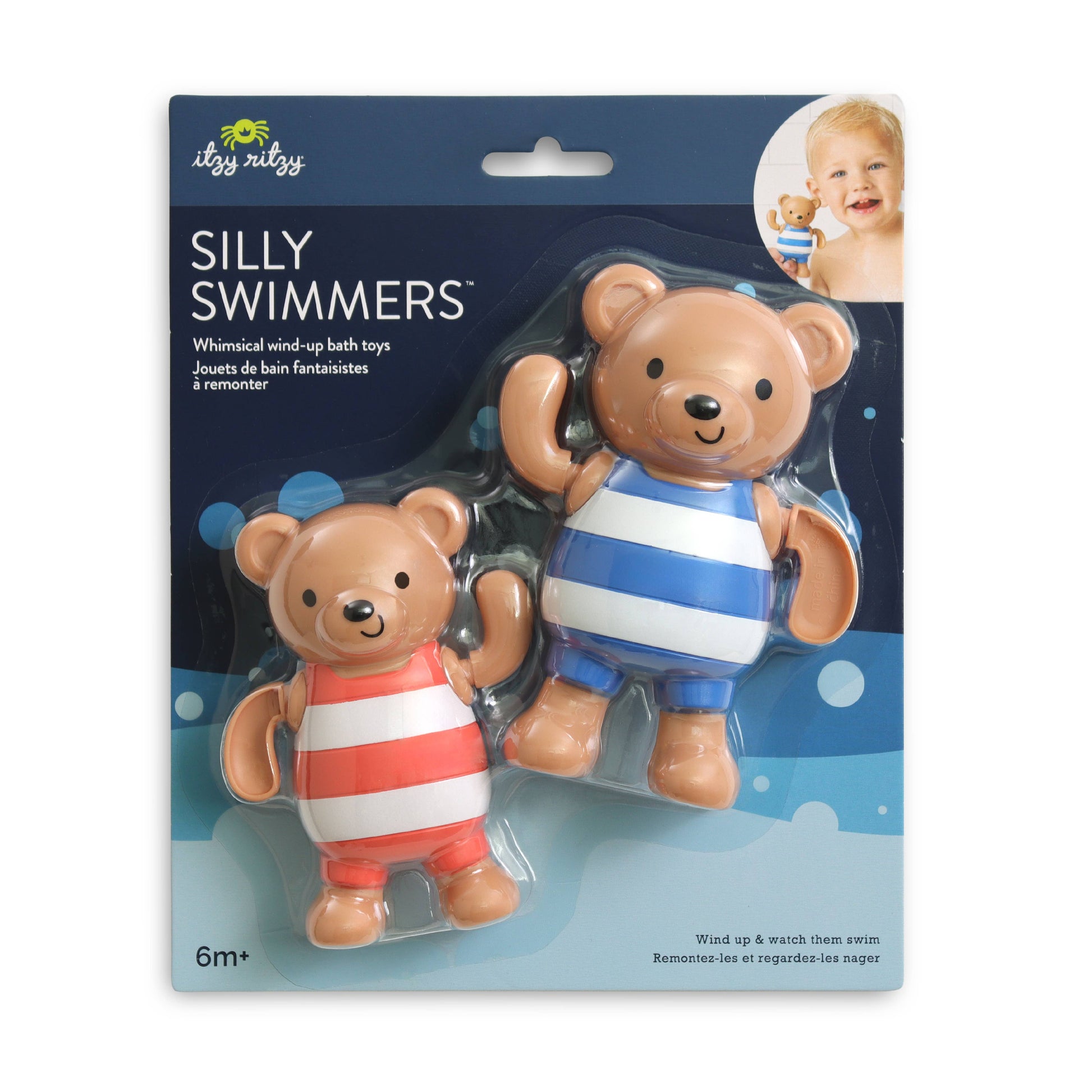 Bear Silly Swimmers™ - Bath + Water Toy - Mellow Monkey