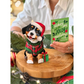 Christmas Puppy - Freshcut Paper Mini Pop-Up Greeting Card - Mellow Monkey