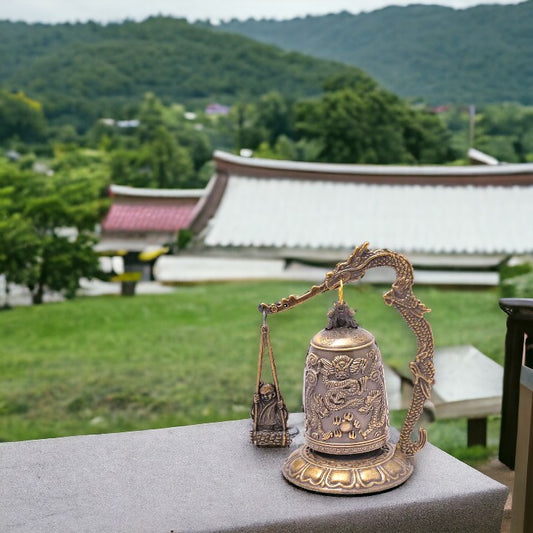 Korean Dragon Bell Gong - 5-in - Mellow Monkey