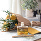 Lemon Zest and Thyme Botanical Reed Diffuser - Mellow Monkey