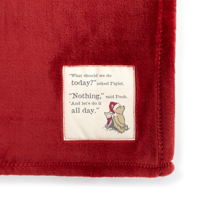 Nothing All Day -  Red Family Size Mega Blanket - Mellow Monkey