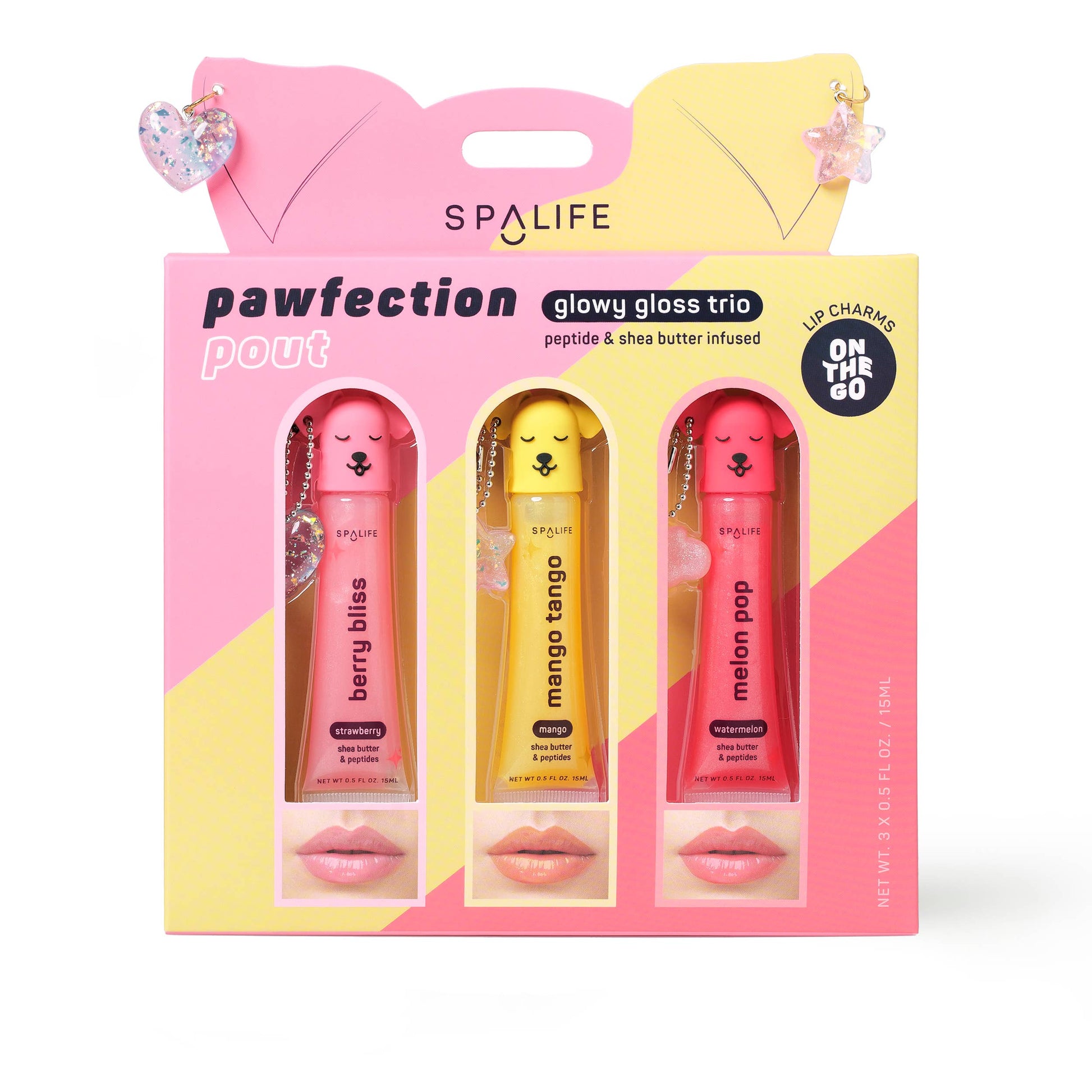 Pawfection Pout Glowy Gloss Trio - Mellow Monkey