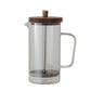 36 oz. French Press Coffee Maker w/ Acacia Wood Lid (Makes 4 Cups)