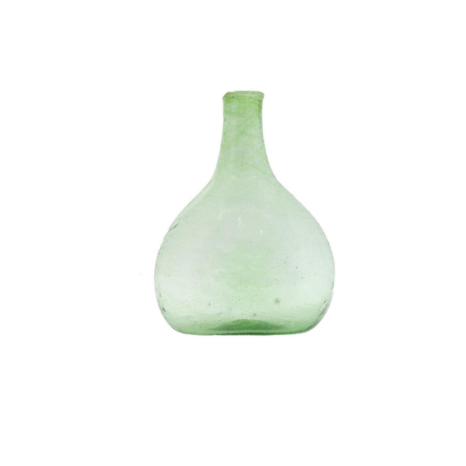 Hand-Blown Seeded Glass Vase - Mellow Monkey