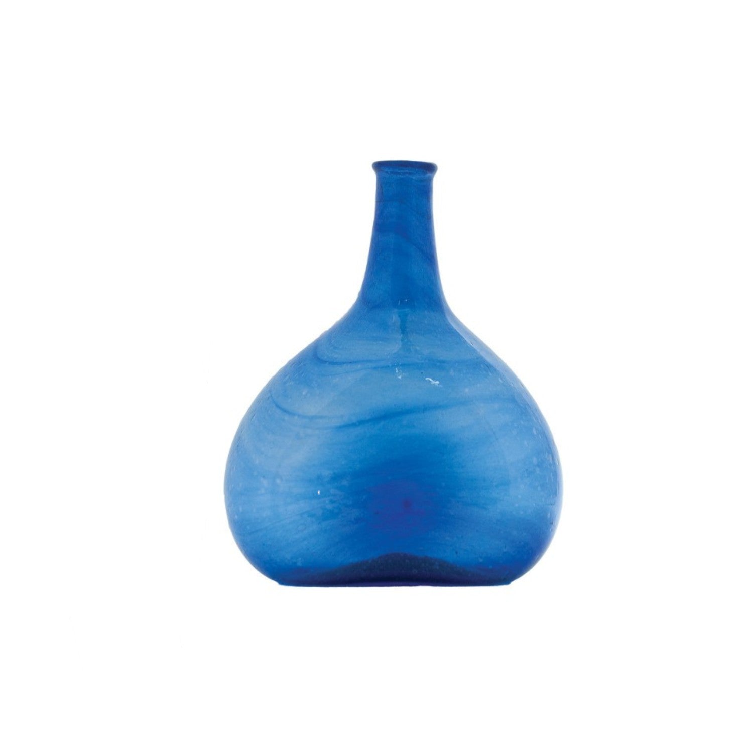 Hand-Blown Seeded Glass Vase - Mellow Monkey