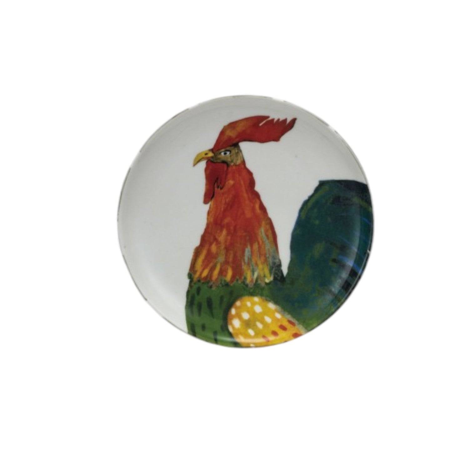 Stoneware Plate with Animal or Bird - Mellow Monkey